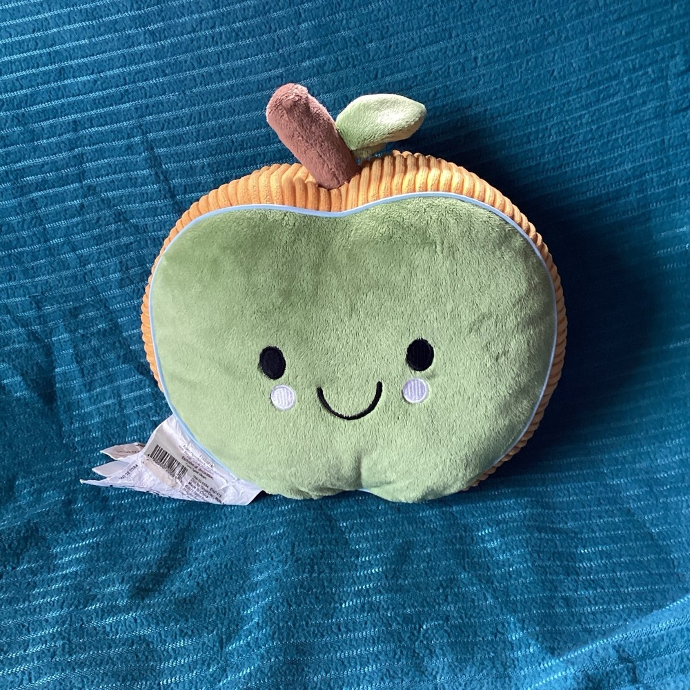 Circo Apple Plush Reversible Pillow RARE Red Green Room Decor